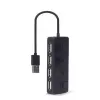 Koncentrator interfejsu USB 2.0 Gembird UHB-U2P4-05 z 4 portami USB
