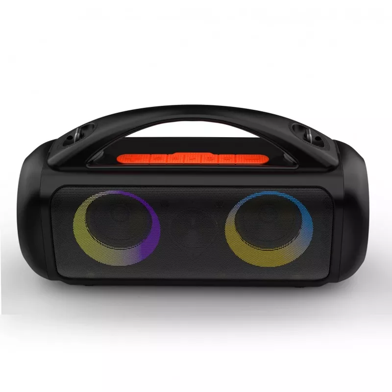 Głośnik przenośny MEDIA-TECH MT3184 — Bluetooth 5.3, 60W RMS, IPX5, akumulator litowo-jonowy 16h, ładowanie USB-C, MicroSD, TWS, mikrofon, pilot