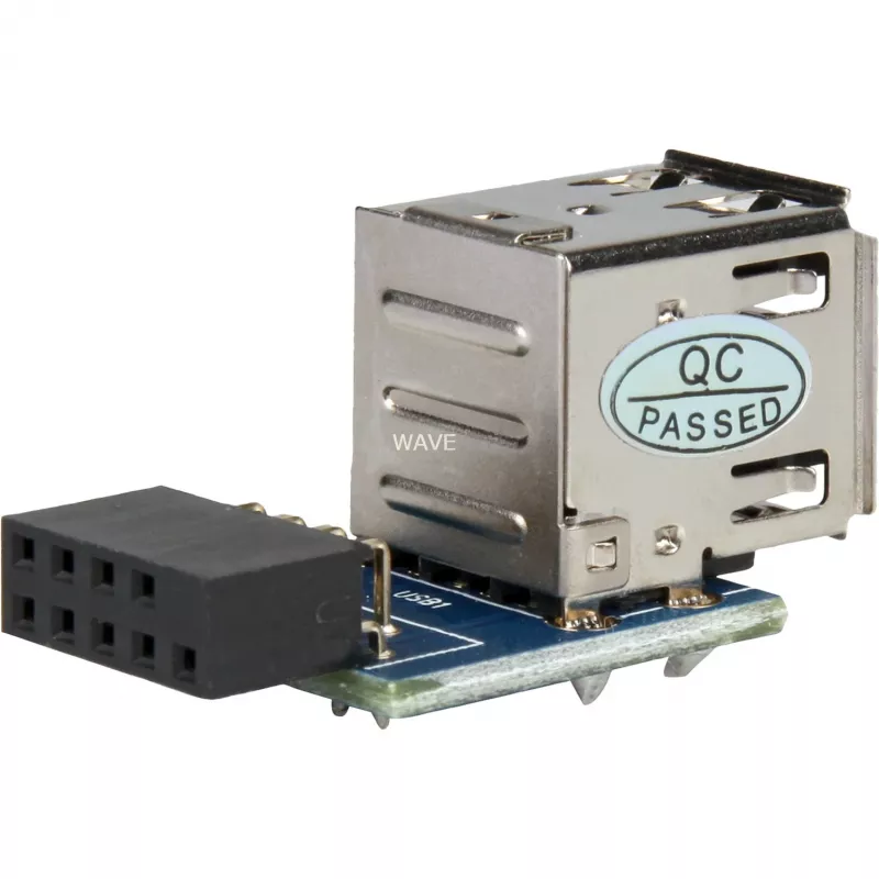 Złącze DeLOCK 1 x 9-pin 2,54 mm/2 x USB 2.0-A 41825