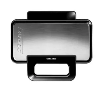 Sandwich maker MPM MPO-43M 3in1 1000W — wielofunkcyjna opiekacz do kanapek, grilla, tostów i gofrów, czarny