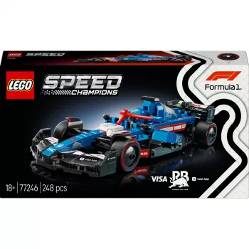 Klocki konstrukcyjne LEGO Speed Champions model samochodu wyścigowego F1 77246 — 248 elementów, 1 minifigurka, wiek 10+