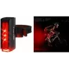 Tylna lampka rowerowa LED FISCHER PLUS TWIN STOP Aluminium z oświetleniem podłoża