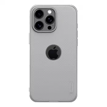 Etui ochronne Nillkin Super Frosted Shield Pro do iPhone 16 Pro, szare, sztywna cienki pokrywa