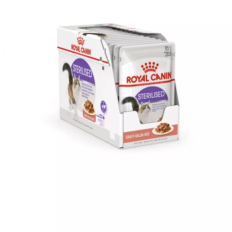 ROYAL CANIN FHN Sterilised w sosie - mokra karma dla kota - 12x85g