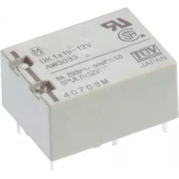 Przekaźnik PCB Panasonic 5 V/DC 10 A 1 styk normalnie otwarty DK1A-5V-F 1 szt. (DK1A-5V-F)