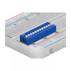 Przełącznik DIP do PCB DELOCK 66388, niebieski plastik, 10 szt., 31,9×9,9×5,5 mm