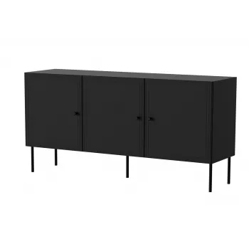 Cama 3D komoda PALAZZO BIS 151x40x75 matowy czarny
