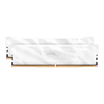 Crucial Pro OC 32GB (2x16GB) DDR5 PC5-48000C32 6400MHz Dual Channel Kit - biały
