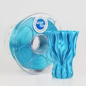 Filament 3D Silk Sky Niebieski 1,75mm 1kg Azurefilm (FL171-5015)