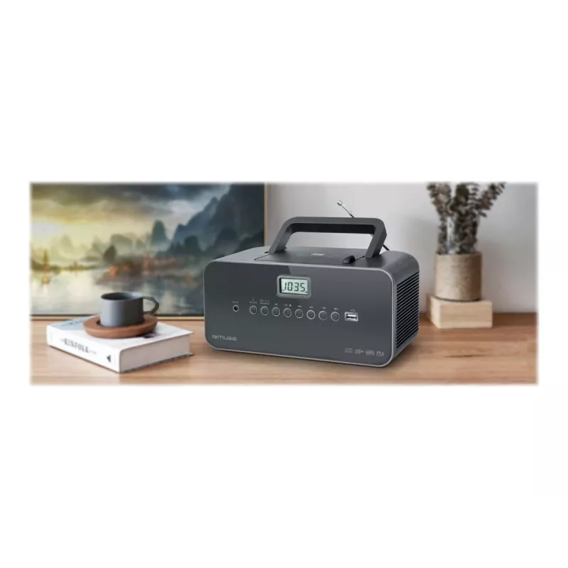 Odtwarzacz CD Muse M-28 DG Przenośny odtwarzacz CD Czarny
