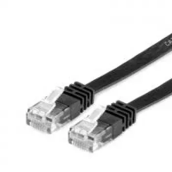 VALUE UTP-kabel krosowy Cat.6, Flat, czarny 3m (21.99.0963)