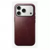 Etui na telefon Nomad Modern Leather Case do iPhone 17 Pro, skóra + TPU + PC, pasuje do ekranu 16 cm (6,3 cala), Bordeaux