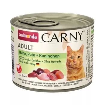 ANIMONDA Carny Adult Chicken, turkey, rabbit - mokra karma dla kota - 200 g