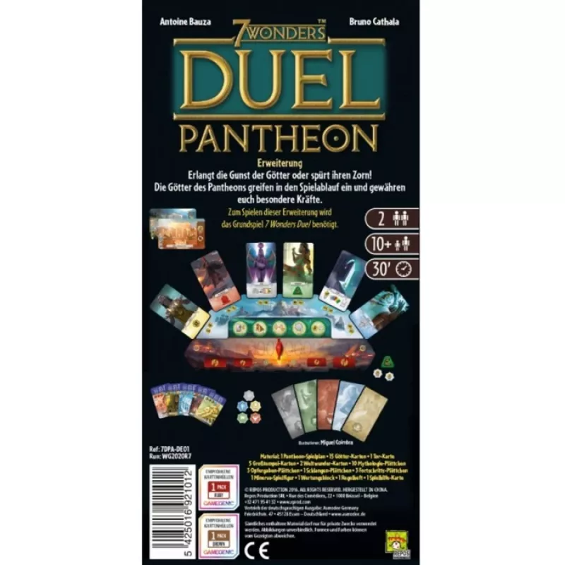 7 Wonders Duel - Pantheon, rozszerzenie do gry planszowej