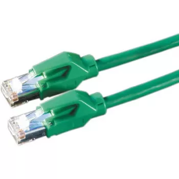 Kabel krosowy DRAKA kat.6 klasa E S/FTP UC900 TM21 LSOH zielony 0,5m