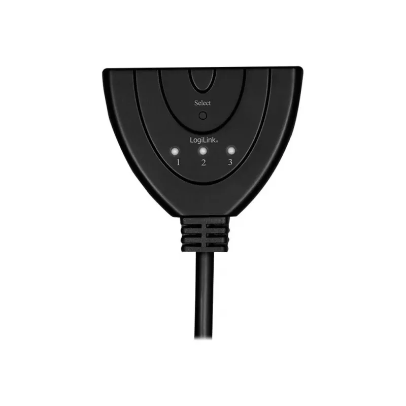 LogiLink - Rozdzielacz/przełącznik wideo/audio - 3 x HDMI - Desktop