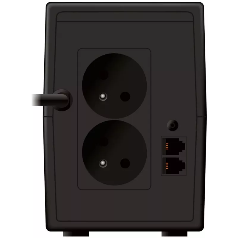 PowerWalker VI 650 SH FR zasilacz awaryjny (UPS) Line-Interactive 0.65 kVA 360 W 2 gniazda wyjściowe