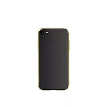 Etui ochronne Devia seria Glimmer dla iPhone SE2, złote, twardy tył PC