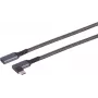 S/CONN maximum connectivity S-Conn 14-74013 Kabel USB 3.2 Gen 2 3.1 2 C Czarny - Biały - Kabel - Cyfrowy/Dane