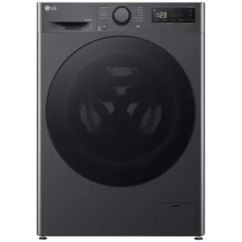 Pralka LG F2WR508S2M — ładowanie od przodu, 8 kg, 1200 obr./min, A efektywność, 60×48 cm, LED, middle Czarny