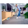 Leifheit 55092 mop z mikrofibry 8000 ml do użytku na sucho i mokro, mikrofibra, niebieski, szary