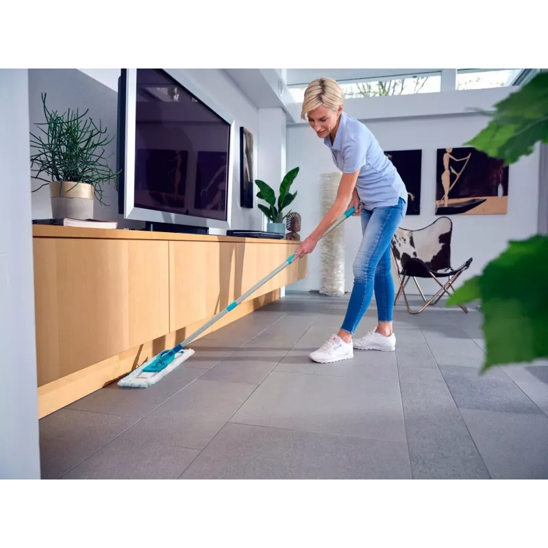 Leifheit 55092 mop z mikrofibry 8000 ml do użytku na sucho i mokro, mikrofibra, niebieski, szary