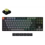 Mechaniczna klawiatura 80% Keychron K1X-B4 — USB + Bluetooth, QWERTY angielska, 87 klawiszy, podświetlenie RGB, szary
