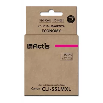 Actis KC-551M Tusz (zamiennik do Canon CLI-551M; standardowy; 12 ml; magenta)