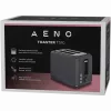 Toster elektryczny AENO ATS0001G — 2-szczelinowy, 220–240 V 50–60 Hz, 920–1080 W, 3 tryby, 7 poziomów opiekania, szary