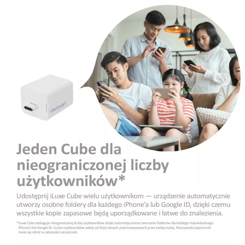 iLuxe Cube C 512 GB USB 3.2 Gen 1 Type C