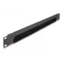 Panel szczotkowy DeLOCK 66750 szary metal nylon 19 cali