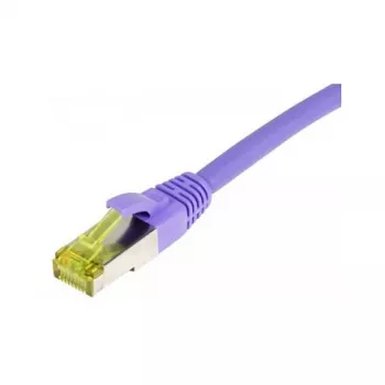 Kabel krosowy RJ45, CAT6A 500 MHz, 2 m, liliowy, S-STP(S/FTP), TPE/LSZH(Ultraflex), AWG26, z kablem surowym kat. 7, Synergy 21 (S217765)