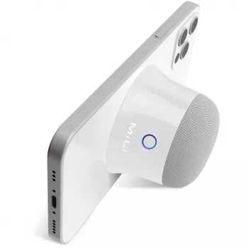 Mono głośnik przenośny MILI Ultron 461891 — 3 W RMS, bezprzewodowy, wbudowana bateria 420 mAh, biały