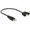 Kabel USB DeLOCK 85462 USB 2.0 0,25 m Czarny