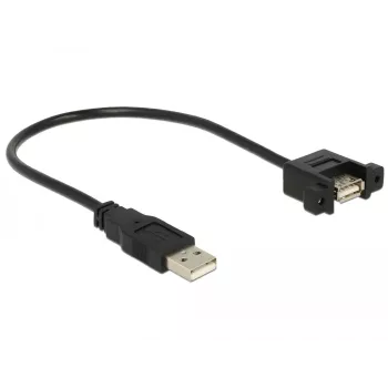 Kabel USB DeLOCK 85462 USB 2.0 0,25 m Czarny