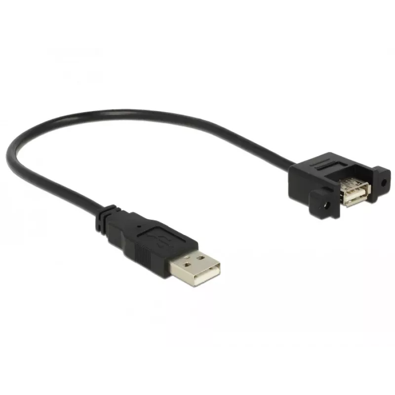 Kabel USB DeLOCK 85462 USB 2.0 0,25 m Czarny