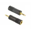 Cablexpert adapter audio żeński 6,35 mm na męski 3,5 mm | A-6.35F-3.5M