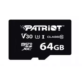 Karta pamięci MicroSDXC PATRIOT VX Series 64 GB UHS-I U3 V30 Class 10 90/80 MB/s wodoodporna z blokadą zapisu