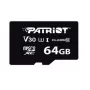 Karta pamięci MicroSDXC PATRIOT VX Series 64 GB UHS-I U3 V30 Class 10 90/80 MB/s wodoodporna z blokadą zapisu