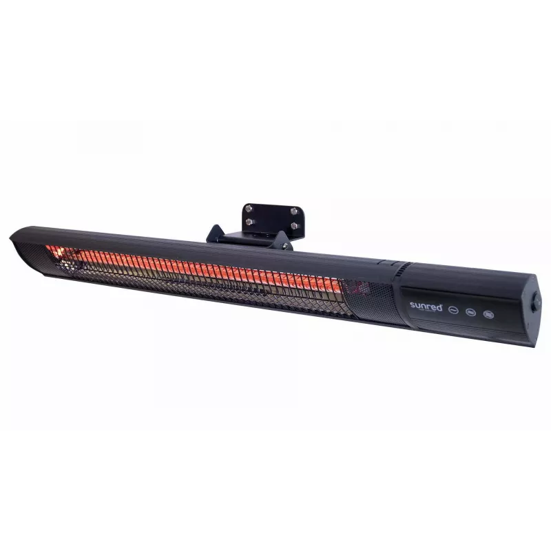 Promiennik podczerwieni SUNRED RD-DARK-25, 2500 W, do montażu naściennego, IP55, czarny