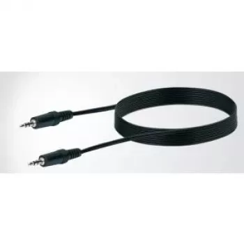 Kabel audio SCHWAIGER 3,5 mm męski–męski, 3 m, czarny