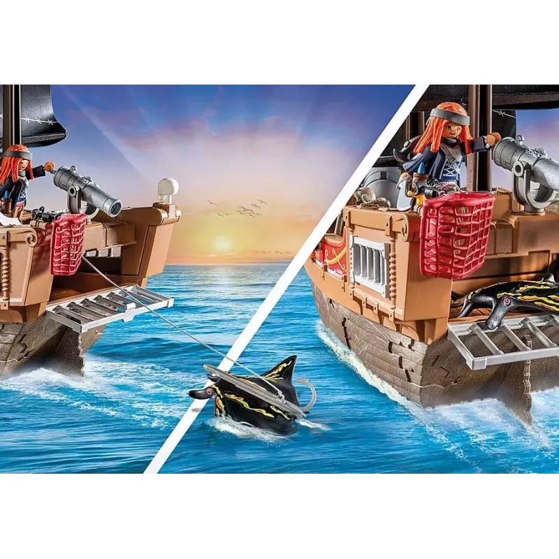 Zestaw zabawkowy Playmobil Piraci 71530 Wielokolorowy Plastik 4-10 lat