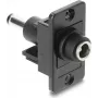 Adapter gniazda DC do montażu panelowego DELOCK 5,5x2,1mm na 5,5x2,5mm, model 91119