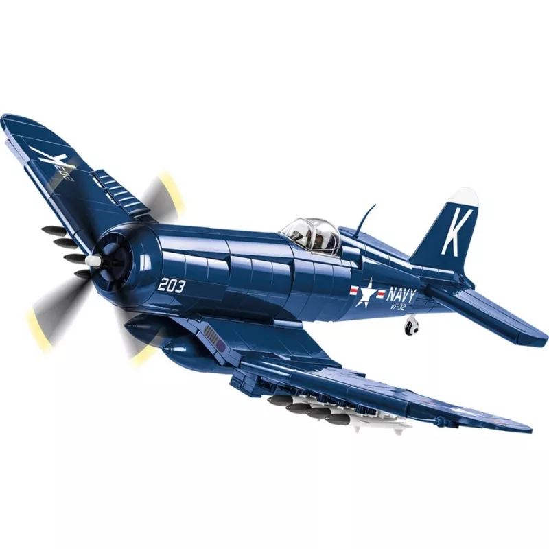 Klocki konstrukcyjne COBI F4U-4 Corsair 520 elementów Wojna Koreańska