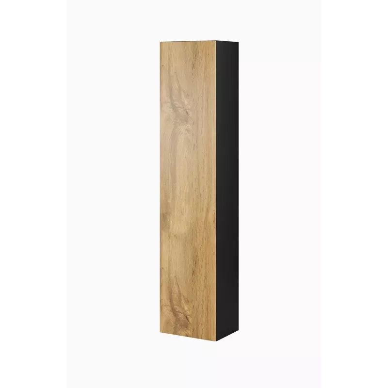 Cama zestaw mebli do salonu VIGO 9 czarny/dąb wotan