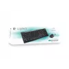 Logitech Wireless Combo MK270 - zestaw klawiatura i mysz - bezprzewodowy - 2,4 GHz - francuski (920-004510)