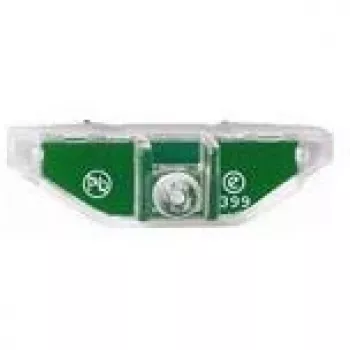 Lampka orientacyjna Merten MEG3901-0006, LED, zielona obudowa, czerwone światło, AC 100–230 V