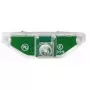 Lampka orientacyjna Merten MEG3901-0006, LED, zielona obudowa, czerwone światło, AC 100–230 V