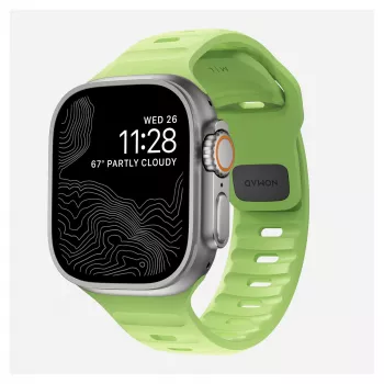 Pasek Nomad Sport Band Light zielony Rubber — szerokość 21,5 mm, nadgarstek 160–195 mm