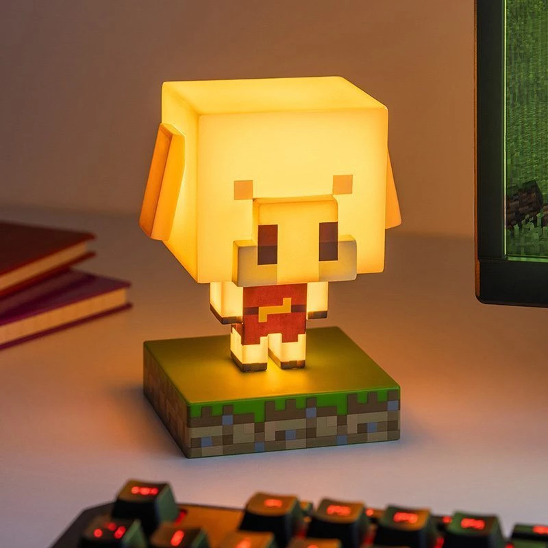 Lampa stołowa Paladone Icon Light PP14431MCF Piglin LED, dekoracyjny design inspirowany grami